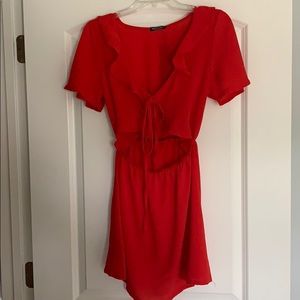 Short Red Cut-Out Dress ❤️ NWT